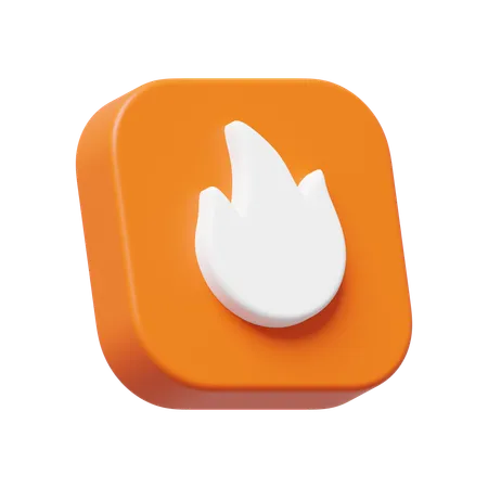 Feuer  3D Icon