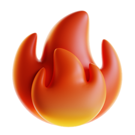 Feuer  3D Icon