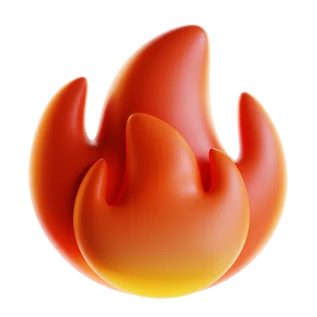 Feuer  3D Icon