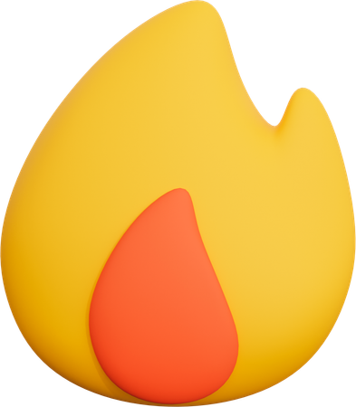 Feuer  3D Icon