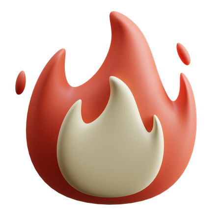 Feuer  3D Icon