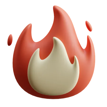 Feuer  3D Icon