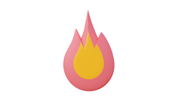 Feuer  3D Icon