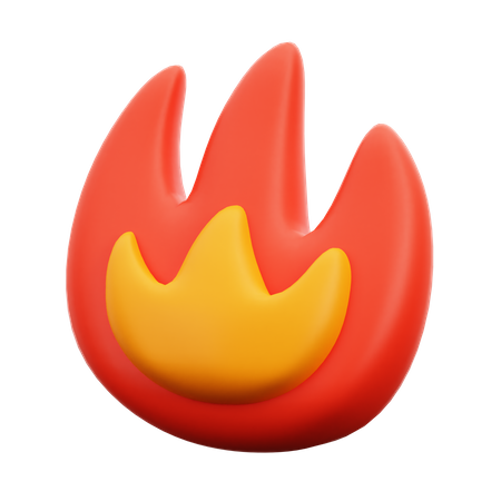 Feuer  3D Icon