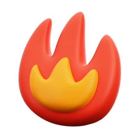 Feuer  3D Icon