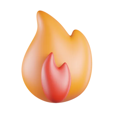 Feuer  3D Icon