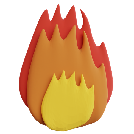 Feuer  3D Icon