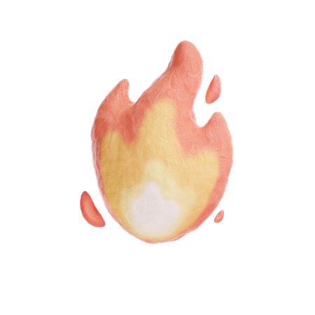 Feuer-Emoji  3D Icon