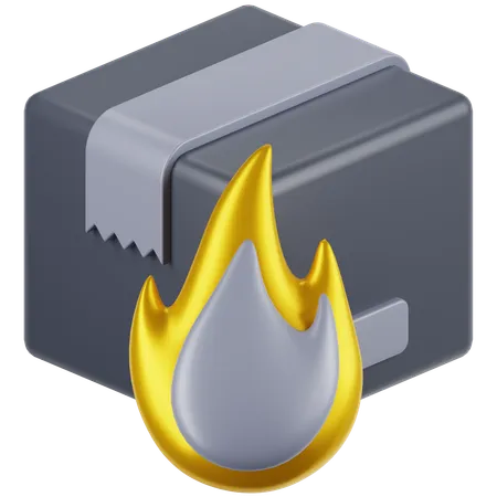 Feuerpaket  3D Icon