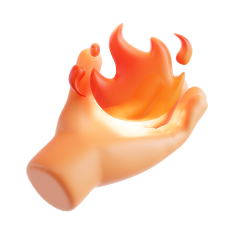 Feuer-Magier  3D Icon