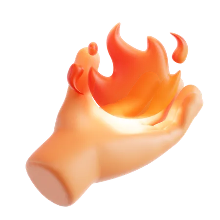 Feuer-Magier  3D Icon