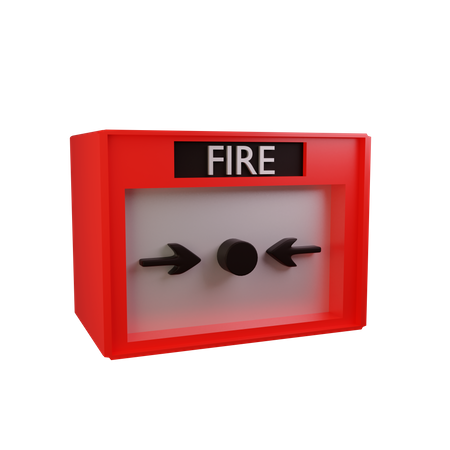 Feueralarmknopf  3D Icon