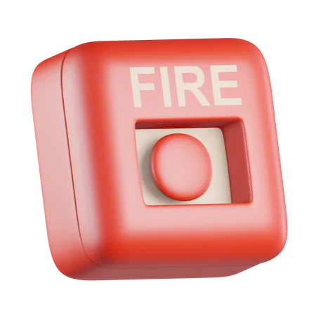 Feuerknopf  3D Icon