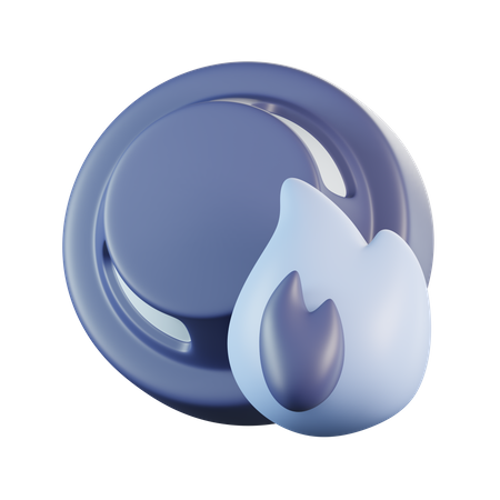 Feuerknopf  3D Icon