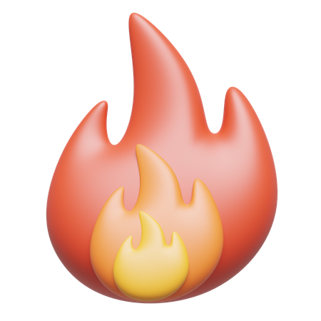 Feuerrot  3D Icon