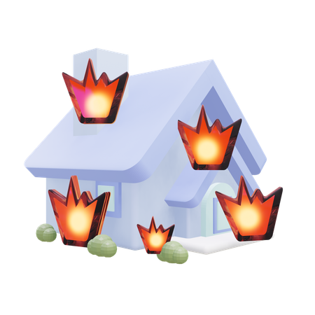 Feuerversicherung  3D Icon