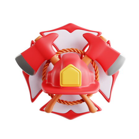 Feuerwehrabzeichen  3D Icon