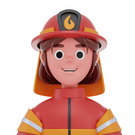 Feuerwehrfrauen  3D Icon