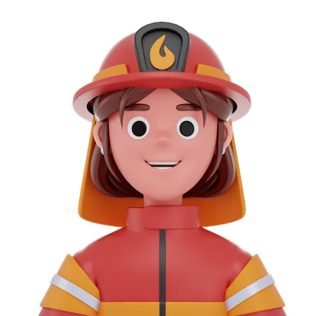 Feuerwehrfrauen  3D Icon