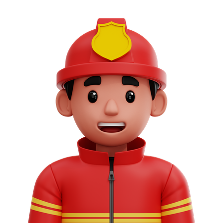 Feuerwehrmann  3D Icon