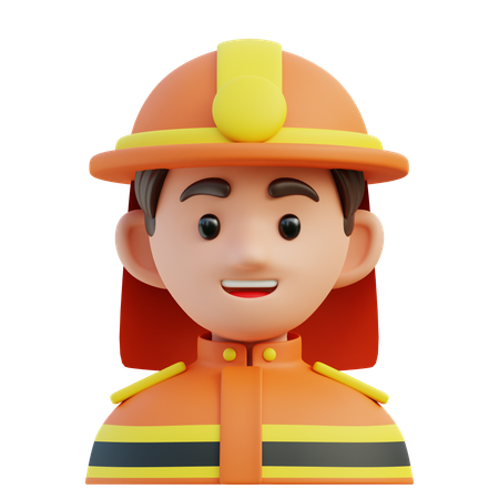 Feuerwehrmann  3D Icon