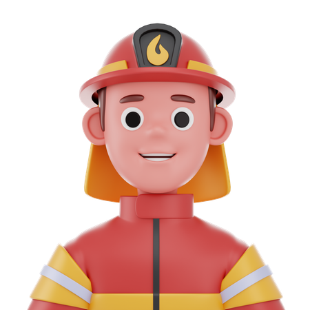 Feuerwehrmann  3D Icon