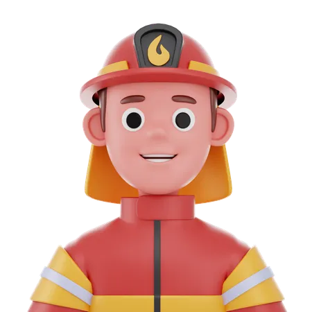 Feuerwehrmann  3D Icon