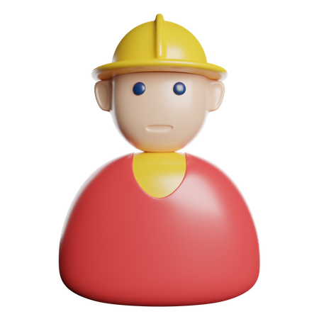 Feuerwehrmann  3D Icon