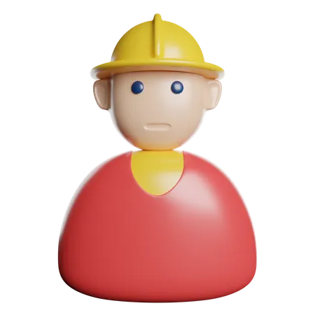 Feuerwehrmann  3D Icon