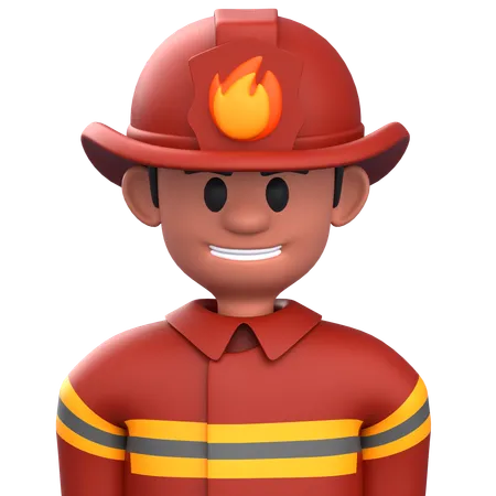 Feuerwehrmann  3D Icon