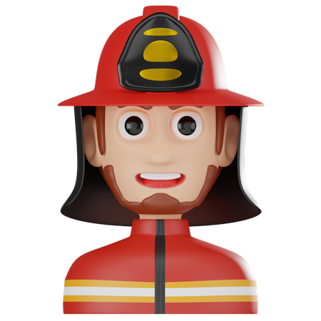 Feuerwehrmann  3D Icon