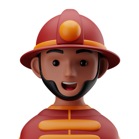 Feuerwehrmann  3D Icon