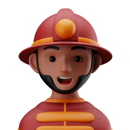 Feuerwehrmann  3D Icon