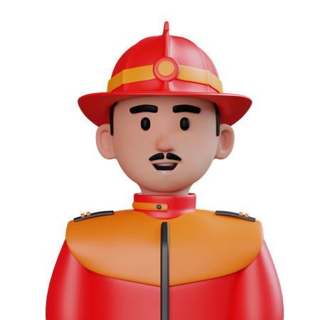 Feuerwehrmann  3D Icon