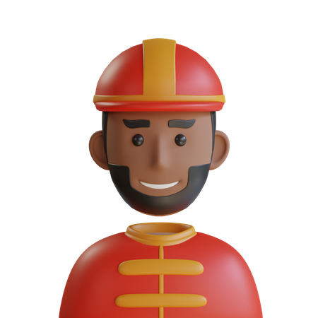 Feuerwehrmann  3D Icon