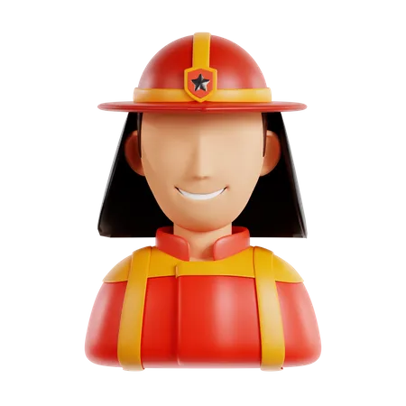 Feuerwehrmann  3D Icon