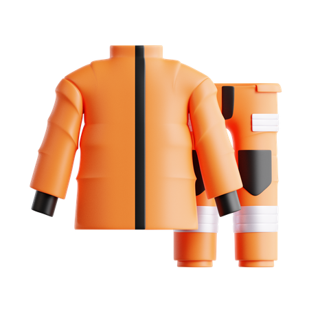 Feuerwehruniform  3D Icon