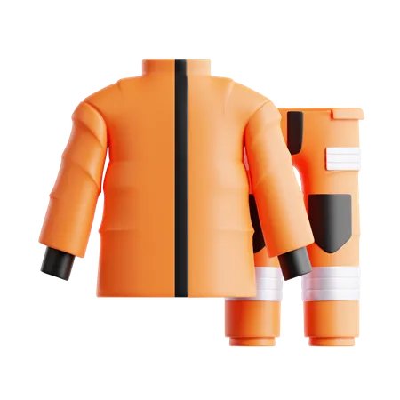 Feuerwehruniform  3D Icon