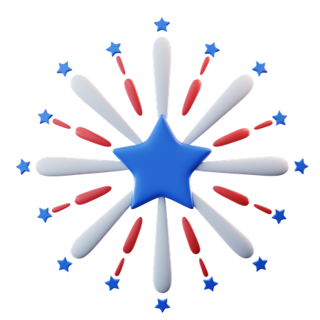 Feuerwerk  3D Icon