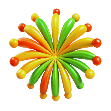 Feuerwerk  3D Icon