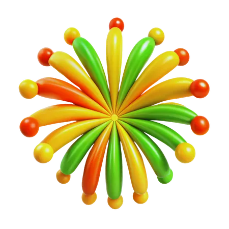 Feuerwerk  3D Icon