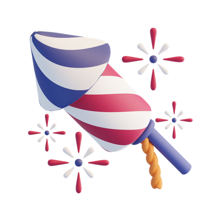 Feuerwerk  3D Icon