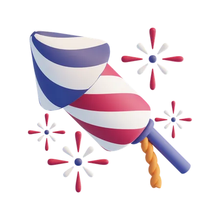 Feuerwerk  3D Icon