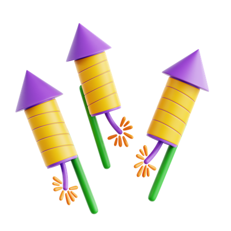 Feuerwerk  3D Icon