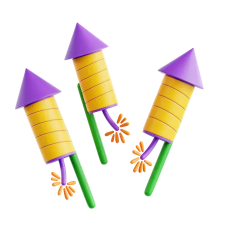 Feuerwerk  3D Icon