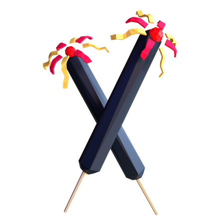 Feuerwerk  3D Icon