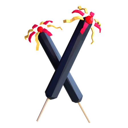 Feuerwerk  3D Icon