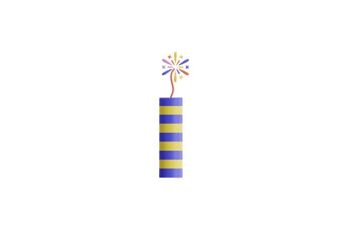 Feuerwerk  3D Icon