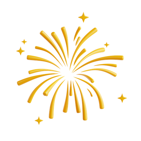 Feuerwerk  3D Icon