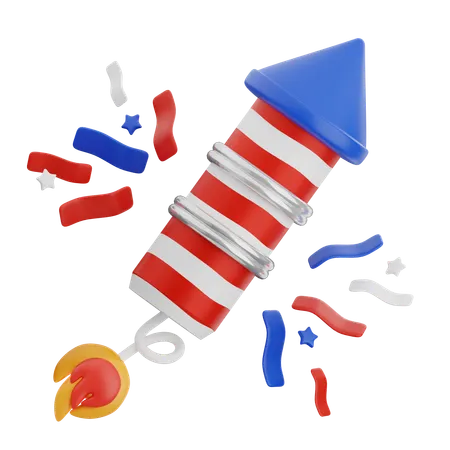 Feuerwerk  3D Icon